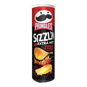 ERT Godis Singel Pringles Sizzl'n Extra Hot Cheese & Chilli - 180 gram