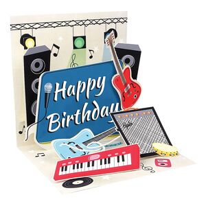 POP Retail Pop-Up Kort Happy Birthday Instrument