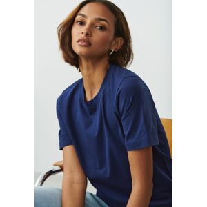 Gina Tricot - Basic original tee - t-skjorter - Blue - XXS - Female  Female Blue