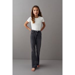 Gina Tricot - Bootcut jeans - bootcut - Grey - 140 - Female  Female Grey