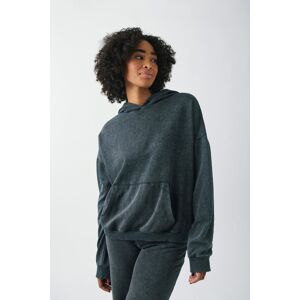 Gina Tricot - Washed hoodie - hettegensere - Black - S - Female  Female Black