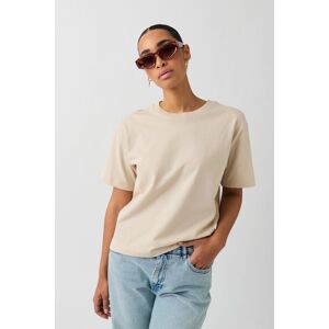 Gina Tricot - Basic tee - Topper - Beige - XXL - Female  Female Beige