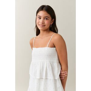 Gina Tricot - Y boho top - young-tops - White - 134/140 - Female  Female White