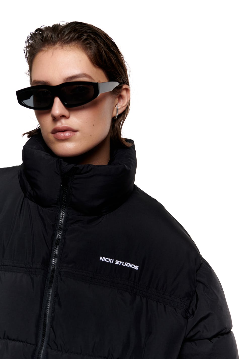 Gina Tricot Nicki puffer jacket L  Black (9000)