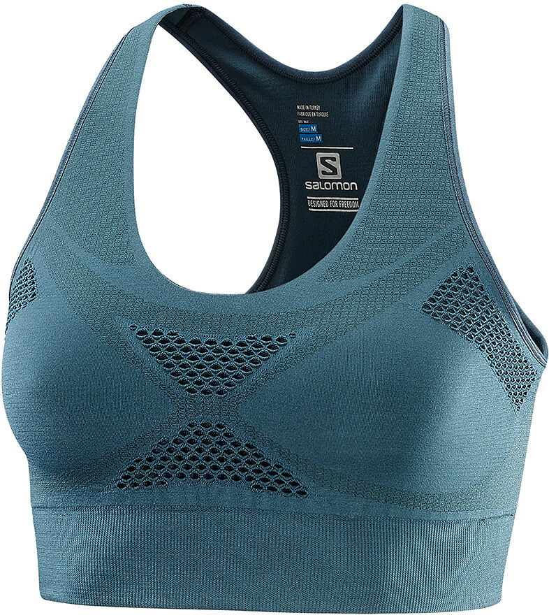 Salomon The 37.5 Bra Sports-BH Reflecting Pond (L40301700) XS 2018