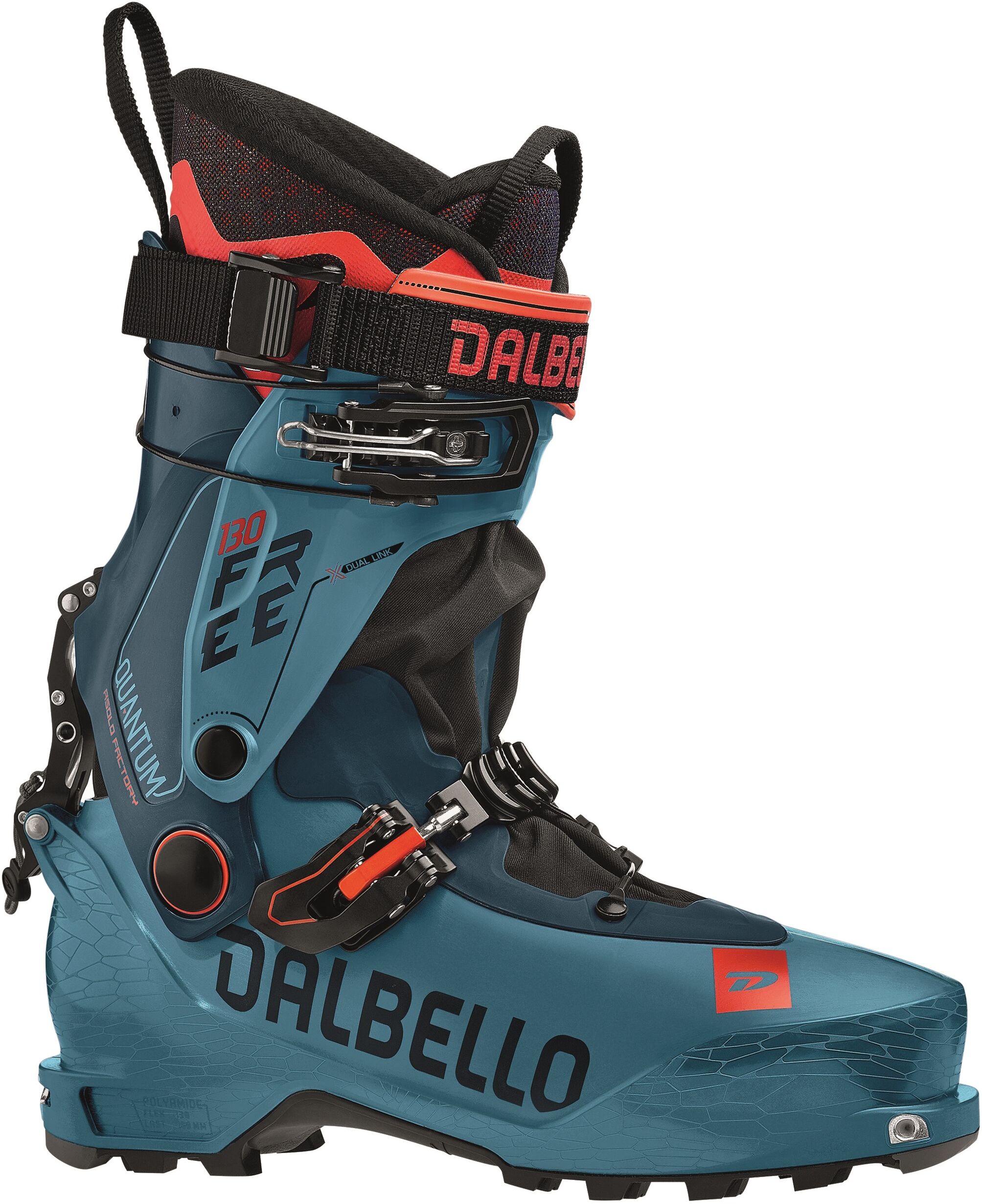 Dalbello Quantum Free 130 Asolo Factory toppturstøvel, unisex 21/22 Prussian Blue/Red 26,5 2020