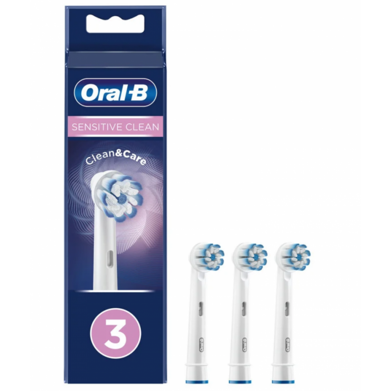Oral-B Sensitive Clean & Care Toothbrush Heads 3 stk Tannkost