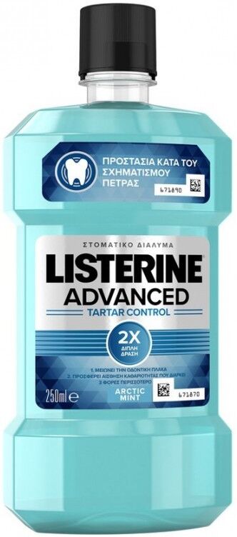 Listerine Advanced Tartar Mouthwash 250 ml Munnskyll