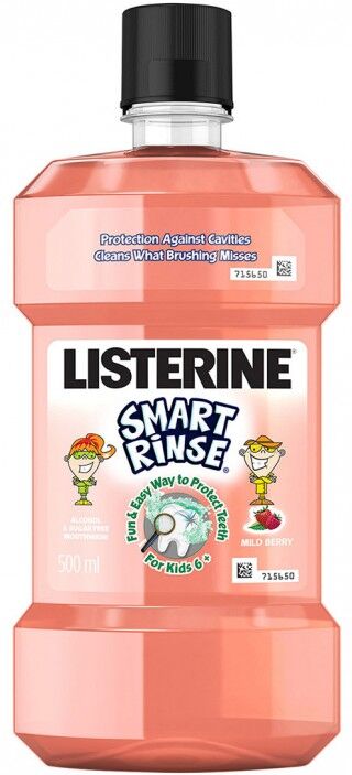 Listerine Kids Mouthwash Mild Berry 500 ml Munnskyll