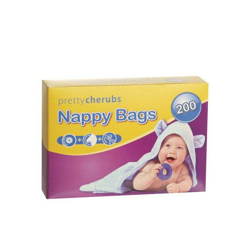 Pretty Cherubs Nappy Bags 200 stk Baby Tilbehør
