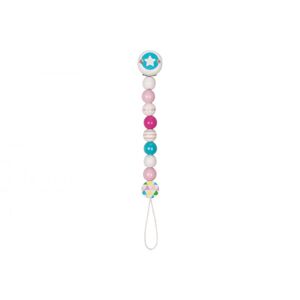 Philips Soother Pink Chain Star 1 stk Baby Tilbehør