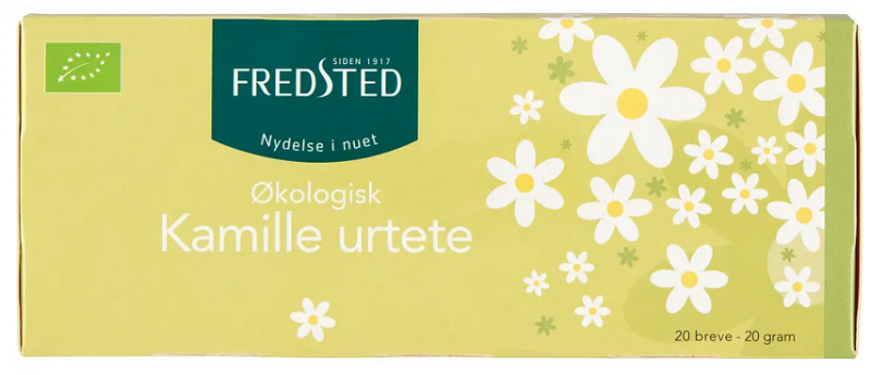 Fredsted Danish Eco Herbal Camomile Tea 20 sachets Te