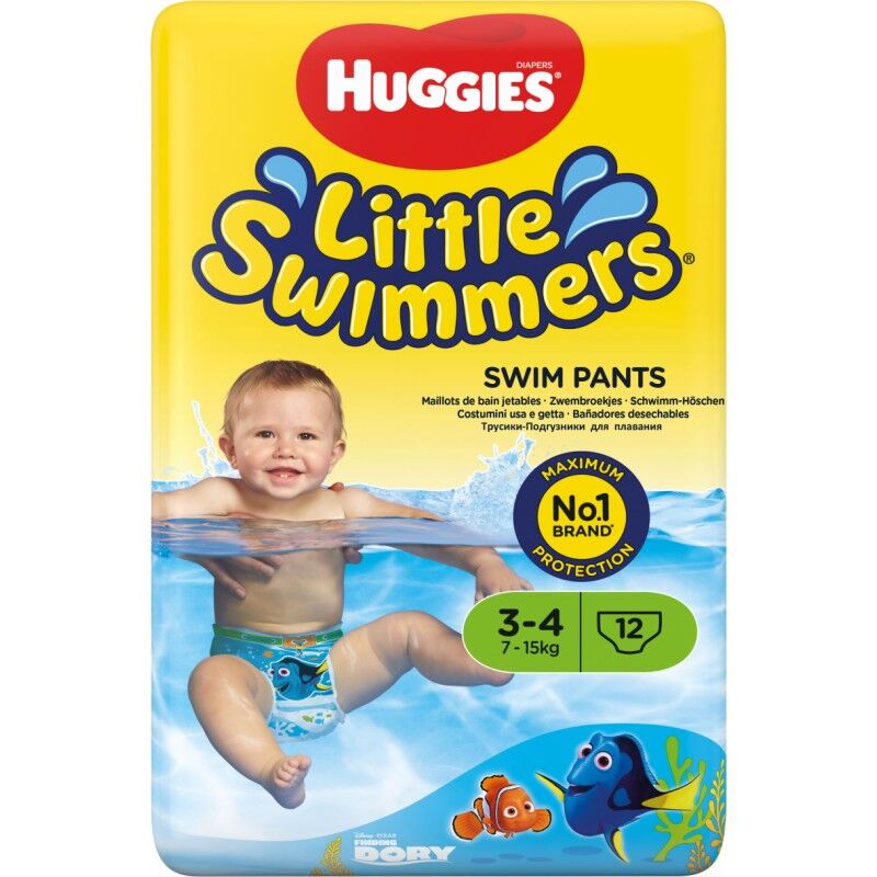 Huggies Little Swimmers Swim Pants 3-4 12 stk Bleier