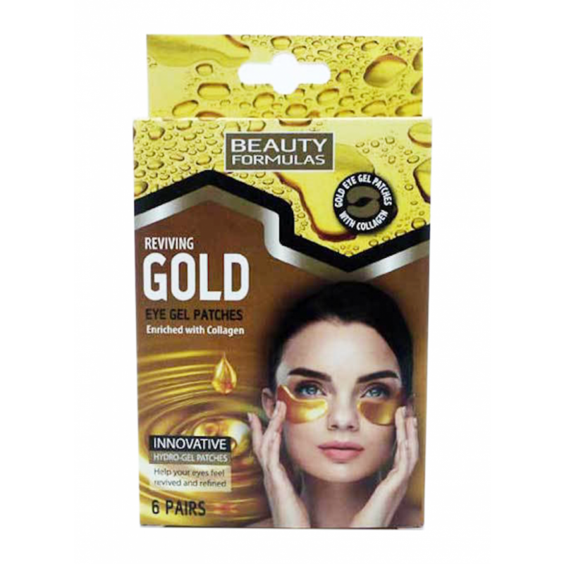 Beauty Formulas Reviving Gold Eye Gel Patches 6 par Øyenmaske