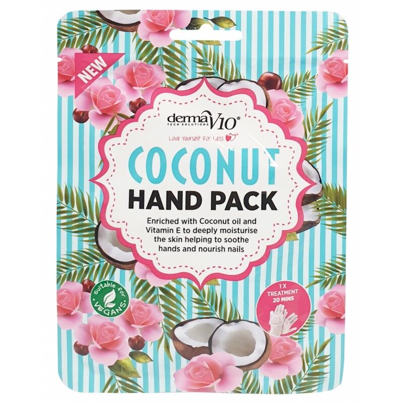 DermaV10 Coconut Hand Pack 1 par Håndpleie