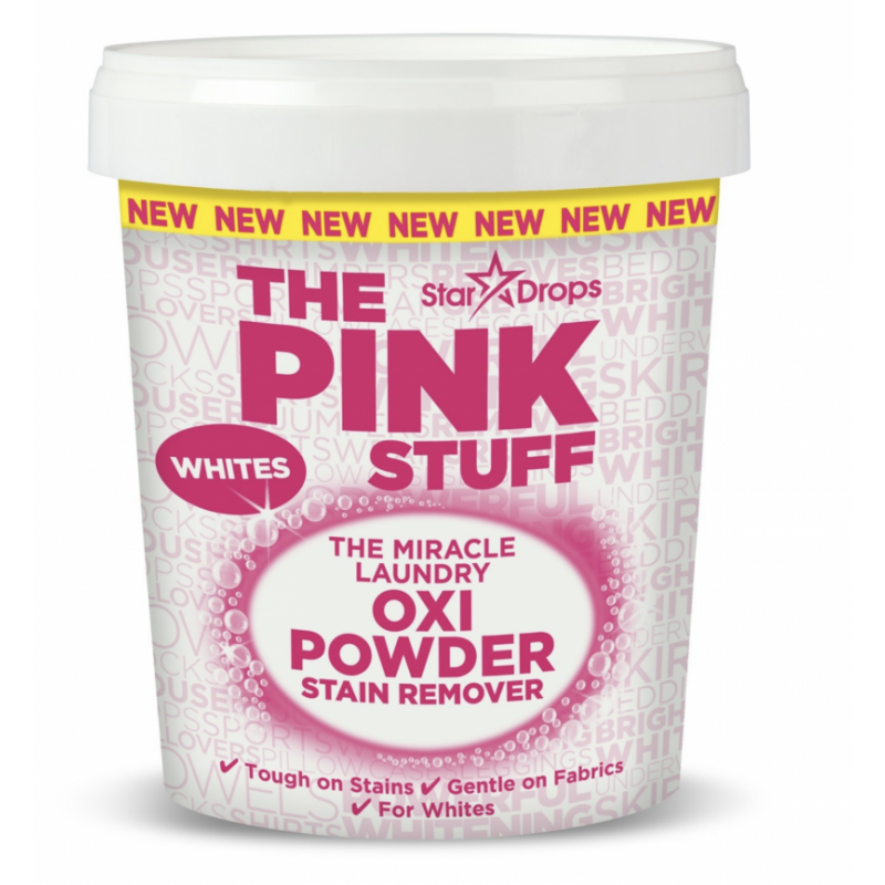 Stardrops The Pink Stuff Stain Remover Powder Whites 1000 g Flekkfjerner