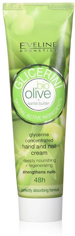 Eveline Glycerine Hand & Nail Cream Olive 100 ml Håndkrem