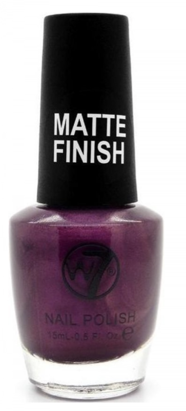 W7 Nailpolish 122 Matte Mauve 15 ml Neglelakk