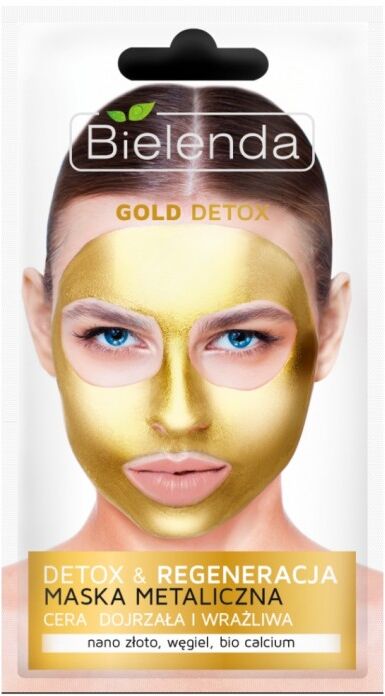 Bielenda Gold Detox Face Mask Mature & Sensitive Skin 8 g Ansiktsmaske