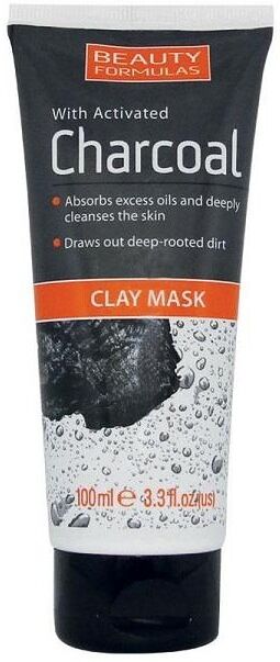 Beauty Formulas Charcoal Clay Mask 100 ml Ansiktsmaske