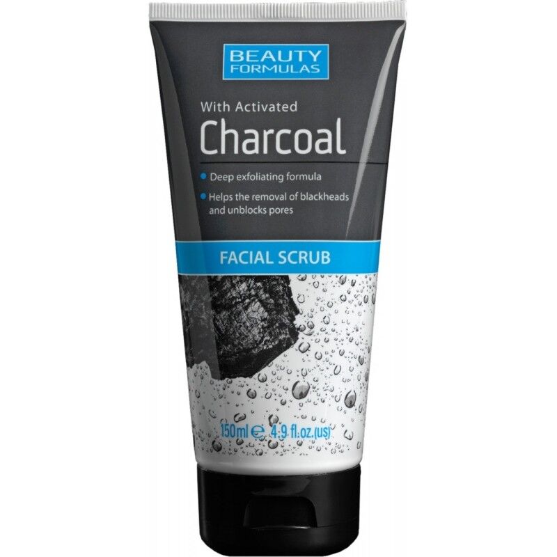 Beauty Formulas Charcoal Facial Scrub 150 ml Ansiktsskrubbe
