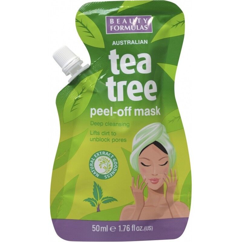 Beauty Formulas Tea Tree Peel-Off Mask 50 ml Ansiktsmaske
