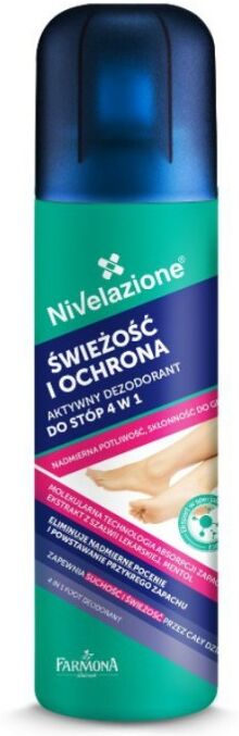 Nivelazione Women 4in1 Foot Deospray 180 ml Fotpleie