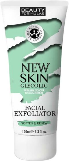 Beauty Formulas Skin Glycolic Facial Exfoliator 100 ml Ansiktsskrubbe