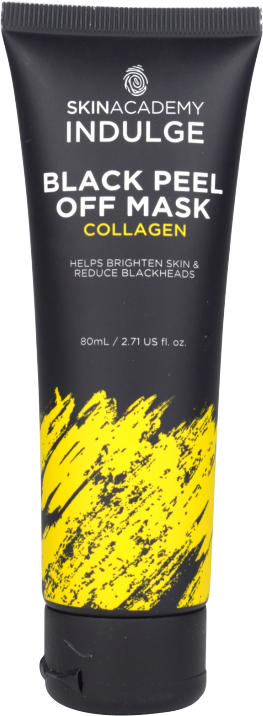 Skin Academy Indulge Black Peel Off Mask Collagen 80 ml Ansiktsmaske