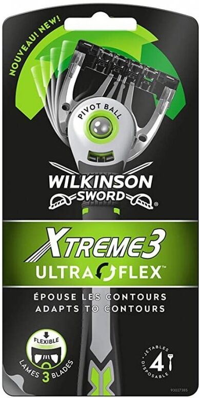 Wilkinson Sword Xtreme 3 Ultra Flex Razors 4 stk Barberhøvel