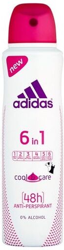 Adidas Cool & Care 6In1 Deospray 150 ml Deodorant