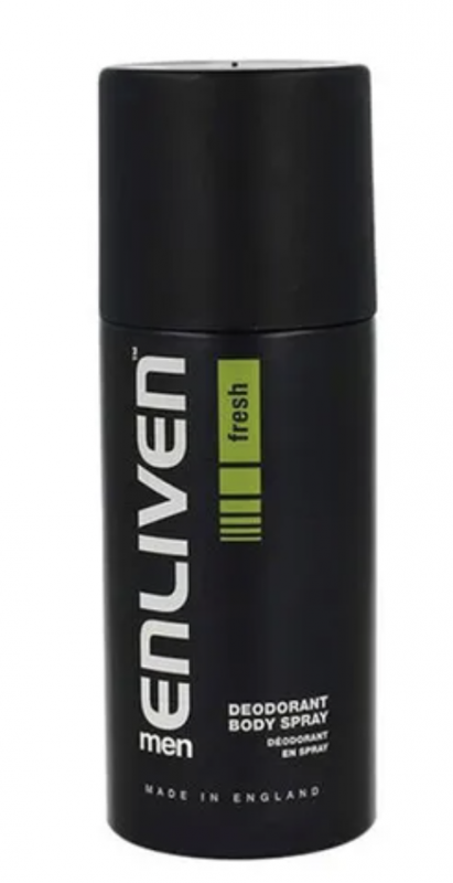 Enliven Mens Deodorant Body Spray Fresh 150 ml Deodorant