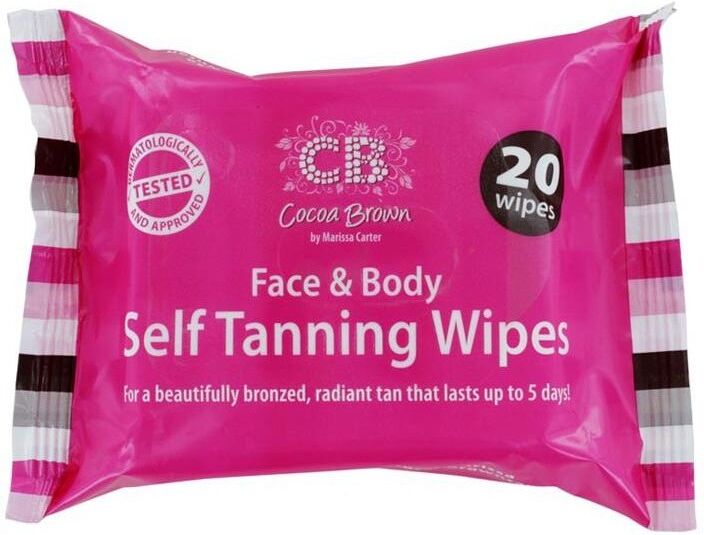 Cocoa Brown Face & Body Self Tanning Wipes 20 stk Selvbruning