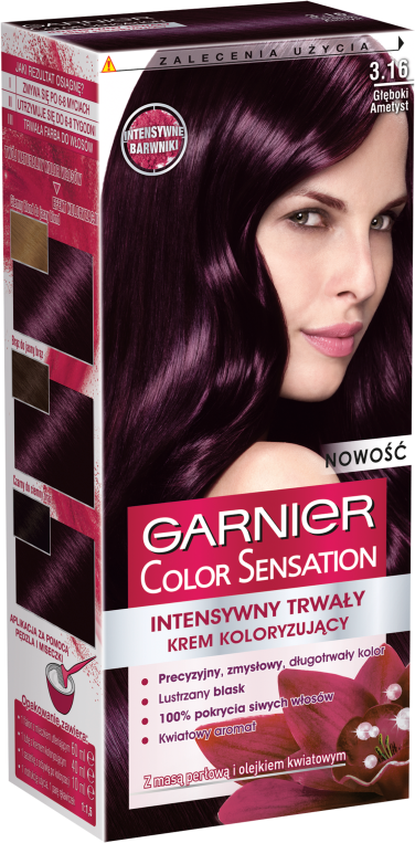 Garnier Color Sensation 3.16 Deep Amethyst 1 stk Hårfarge