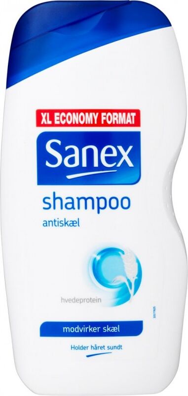 Sanex Shampoo Mod Skæl 500 ml Flass sjampo