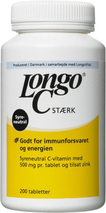 Longo C Sterk 200 stk Vitaminpiller