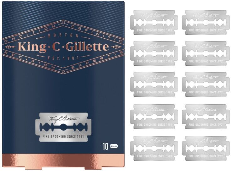 Gillette Double Edge Blades 10 stk Barberblader