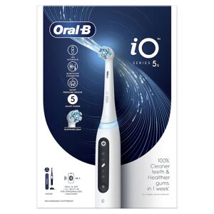 Oral-B iO 5S Electric Toothbrush Quite White 1 stk Elektrisk Tannbørste