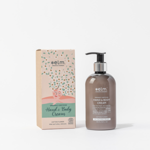 Elm Organics Elm Gavesett Økologisk Lotion - Cotton Flower