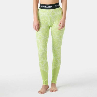 Helly Hansen Lifa Merino Midweight Graphic Base Layer Pants Dame - Green - L GREENL Helly Hansen Lifa Merino Midweight Graphic Base Layer Pants Dame - Green - L GREENL