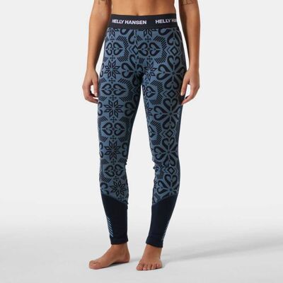 Helly Hansen Lifa Merino Midweight Graphic Base Layer Pants Dame - Blue/Purple - L BLUE/PURPLEL Helly Hansen Lifa Merino Midweight Graphic Base Layer Pants Dame - Blue/Purple - L BLUE/PURPLEL