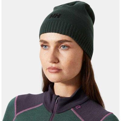 Helly Hansen Unisex Brand Myk Trøye Strikket Beanie Grønn Std GrønnSTD Helly Hansen Unisex Brand Myk Trøye Strikket Beanie Grønn Std GrønnSTD