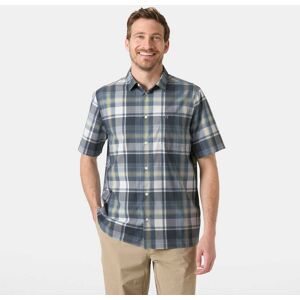 Helly Hansen Herre Fjord Hurtigtørkende Kortermet Skjorte 2.0 Blå XL BlåXL Helly Hansen Herre Fjord Hurtigtørkende Kortermet Skjorte 2.0 Blå XL BlåXL