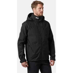 Helly Hansen Crew Mellomlags Seilerjakke Med Hette 2.0 Herre Svart L SvartL Helly Hansen Crew Mellomlags Seilerjakke Med Hette 2.0 Herre Svart L SvartL