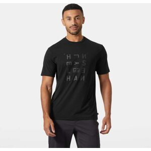 Helly Hansen Menn Skog Recycled Graphic T-skjorte Svart S SvartS Helly Hansen Menn Skog Recycled Graphic T-skjorte Svart S SvartS