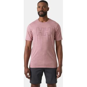 Helly Hansen Herre HH® Tech Logo T-skjorte Rosa S RosaS Helly Hansen Herre HH® Tech Logo T-skjorte Rosa S RosaS