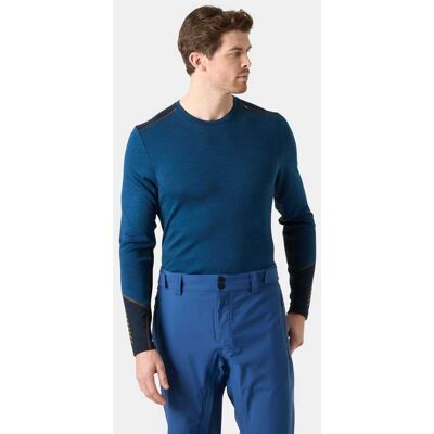 Helly Hansen Lifa® Merino Midweight Crew Base Layer Herre - Blue - 2XL BLUE2XL Helly Hansen Lifa® Merino Midweight Crew Base Layer Herre - Blue - 2XL BLUE2XL