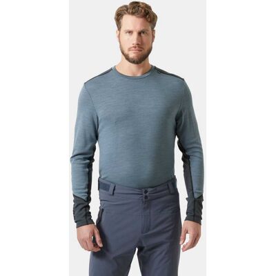 Helly Hansen Lifa® Merino Midweight Crew Base Layer Herre - Blue/Purple - XL BLUE/PURPLEXL Helly Hansen Lifa® Merino Midweight Crew Base Layer Herre - Blue/Purple - XL BLUE/PURPLEXL