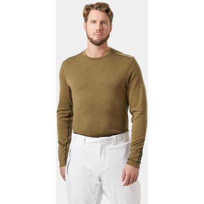 Helly Hansen Lifa® Merino Midweight Crew Base Layer Herre - Brown - XL BROWNXL Helly Hansen Lifa® Merino Midweight Crew Base Layer Herre - Brown - XL BROWNXL