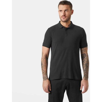 Helly Hansen Herre Crewline Hurtigtørkende Performance Polo Svart S SvartS Helly Hansen Herre Crewline Hurtigtørkende Performance Polo Svart S SvartS